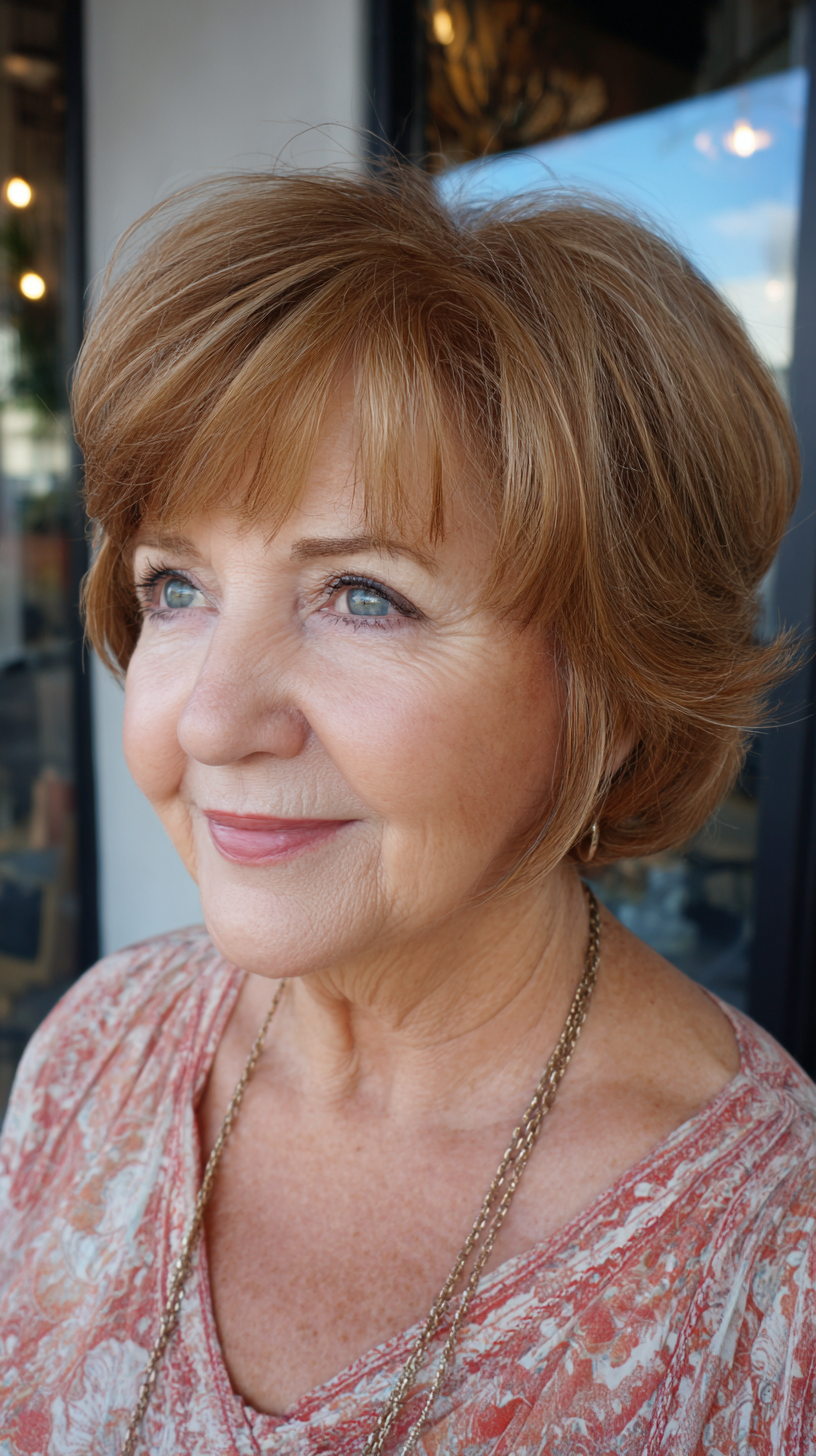 Meilleures coupes de cheveux courtes pour les visages ronds de plus de 60 ans :styles et conseils d experts 