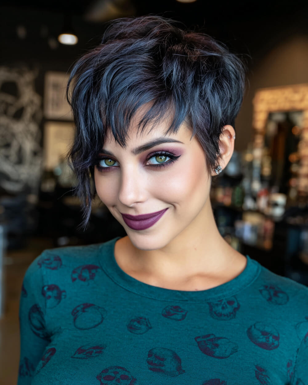 Melhores ideias de cabelo de Halloween para cabelos curtos em 2026:assustador e elegante 