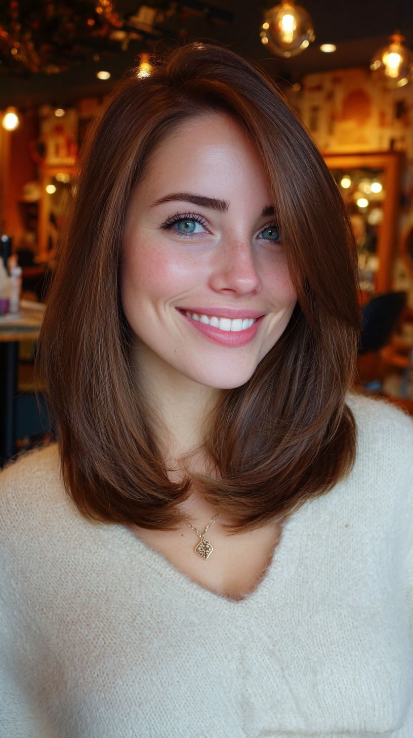 Penteados com partes laterais na altura dos ombros:tendências e dicas de estilo 