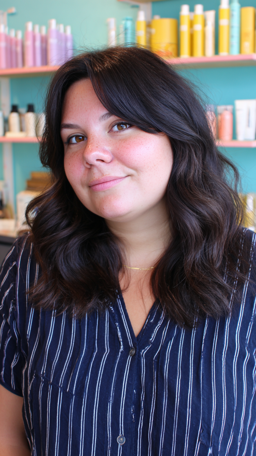 Meilleures coupes de cheveux moyennes pour les visages ronds :guide de style 2026