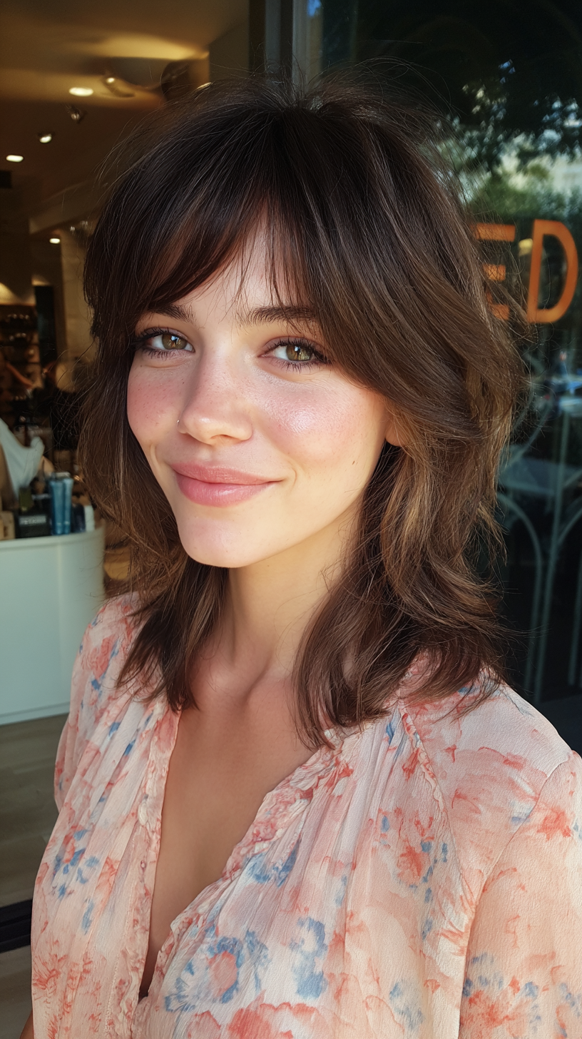 Beste mittlere Haarschnitte mit seitlichem Pony für 2026 | Experten-Styling-Tipps 