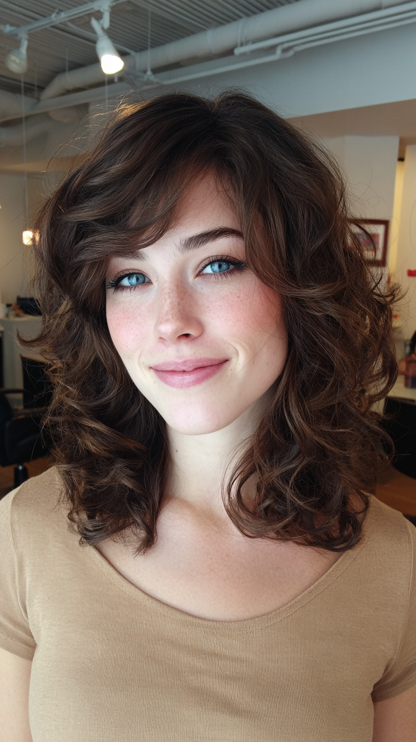 Beste mittlere Haarschnitte mit seitlichem Pony für 2026 | Experten-Styling-Tipps 