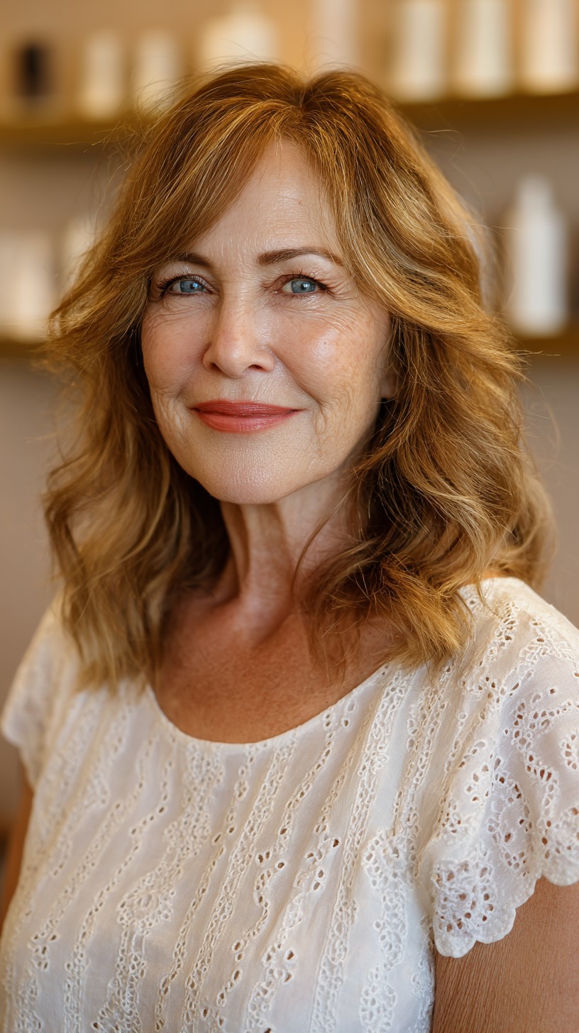 Meilleures coupes de cheveux en couches pour cheveux fins de plus de 60 ans :volume et style 