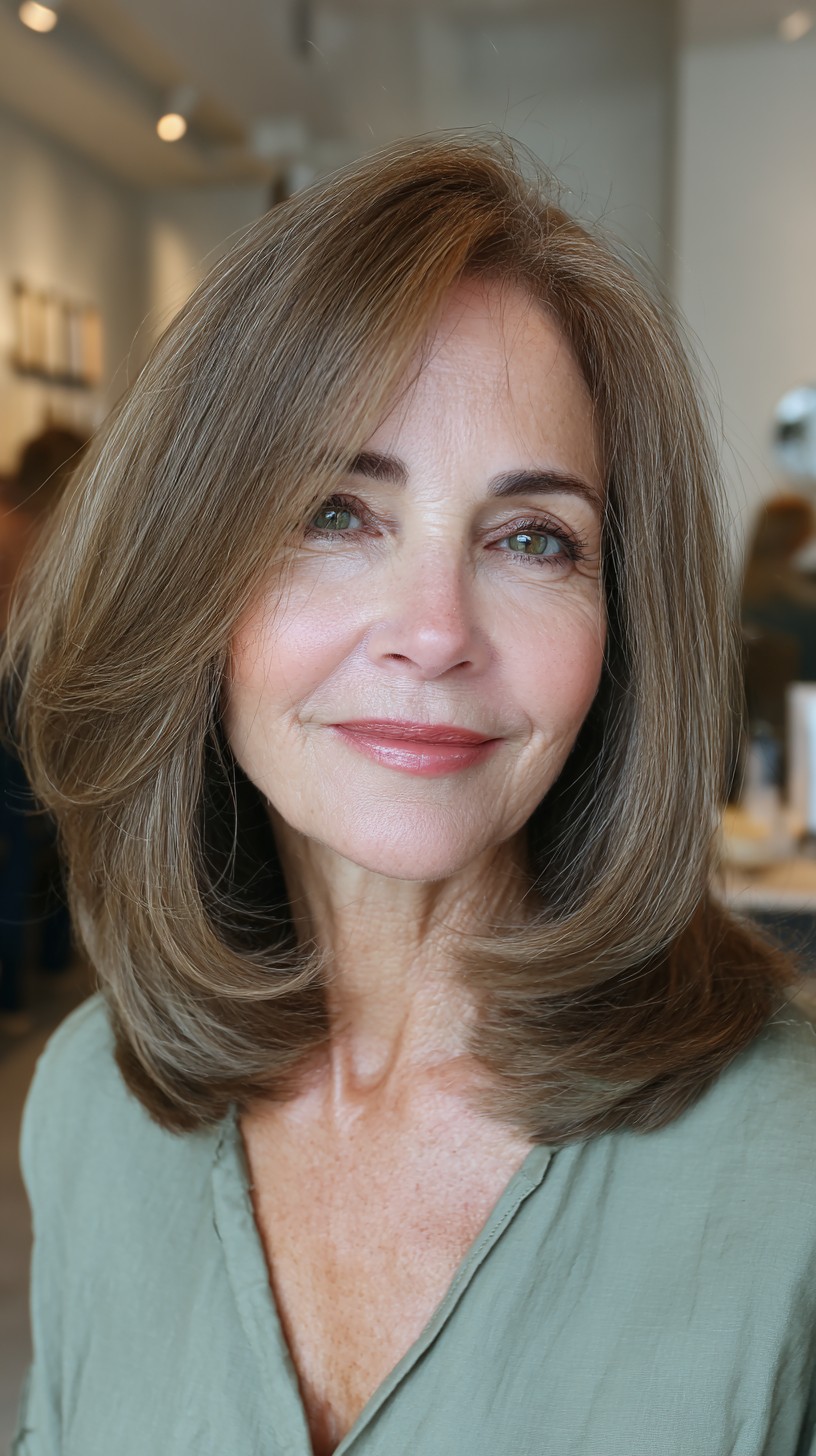 Meilleures coupes de cheveux en couches pour cheveux fins de plus de 60 ans :volume et style 