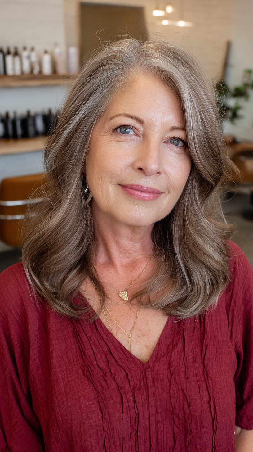 Meilleures coupes de cheveux en couches pour cheveux fins de plus de 60 ans :volume et style 