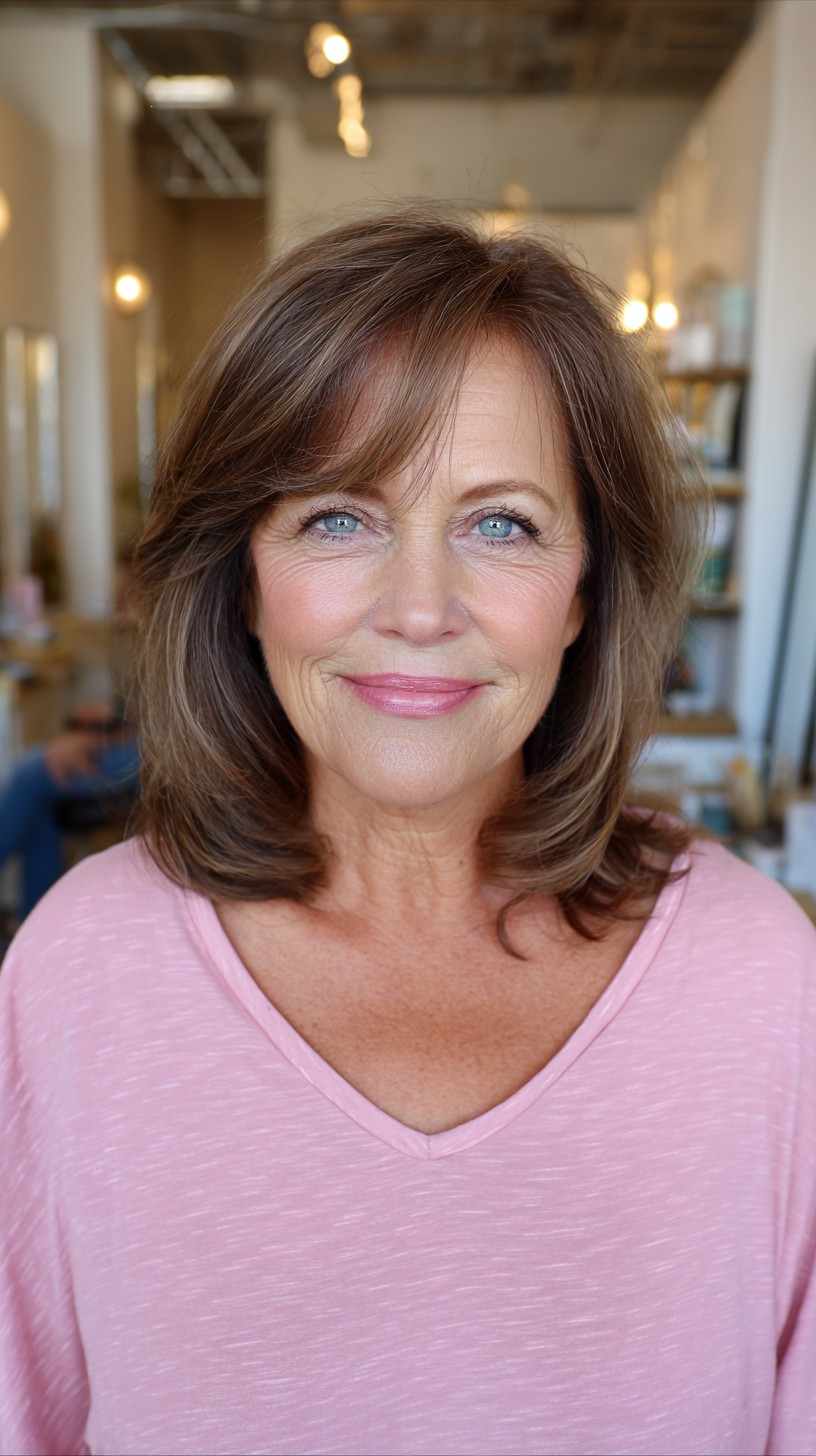 Meilleures coupes de cheveux en couches pour cheveux fins de plus de 60 ans :volume et style 