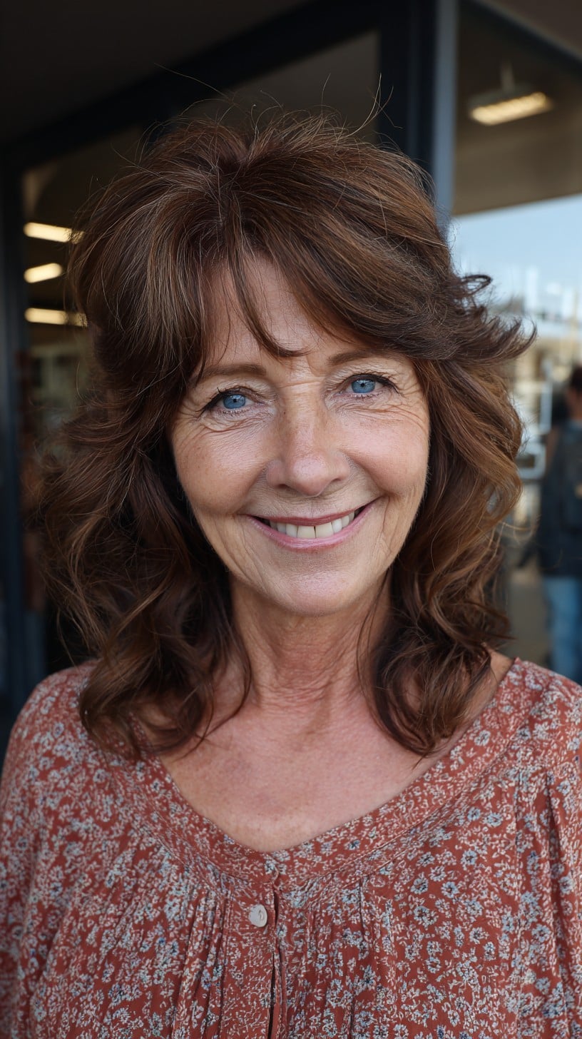 Coupes de cheveux à poils moyens pour les femmes de 70 ans et plus :volume et style en 2026 