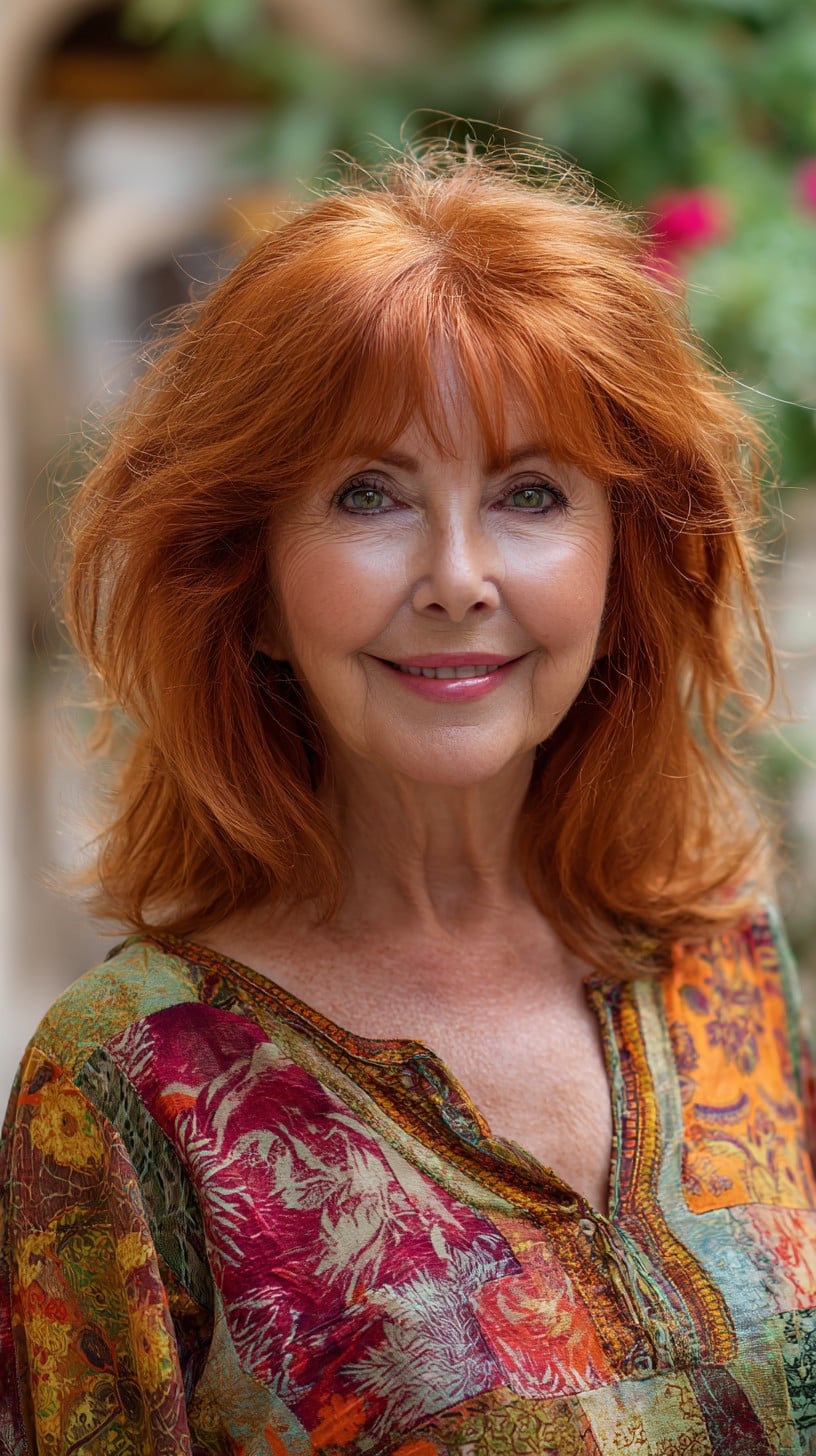 Coupes de cheveux à poils moyens pour les femmes de 70 ans et plus :volume et style en 2026 