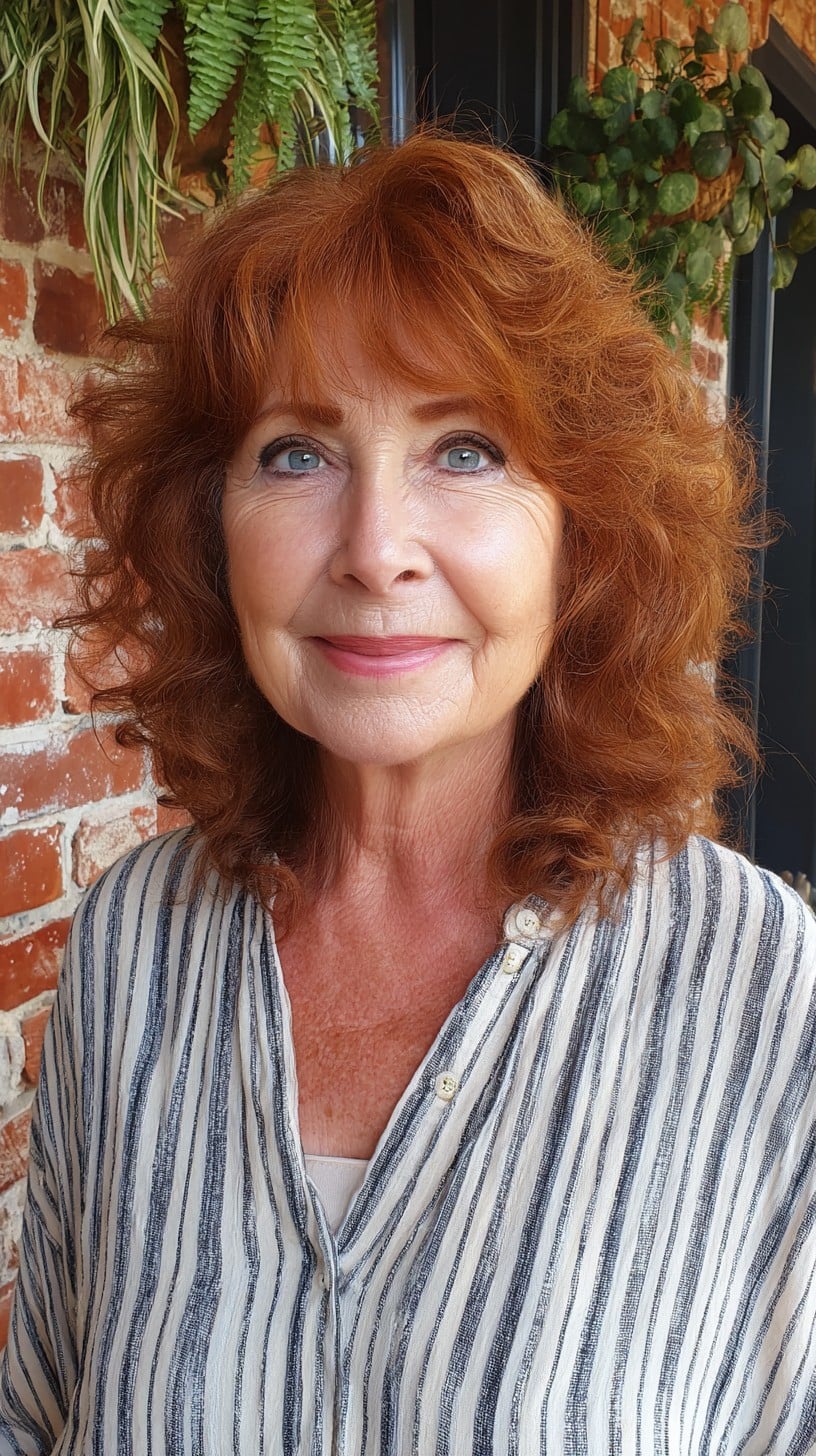 Coupes de cheveux à poils moyens pour les femmes de 70 ans et plus :volume et style en 2026 