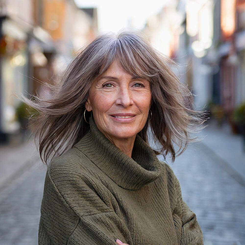 Meilleures coupes de cheveux à poils longs pour les femmes de plus de 50 ans en 2026