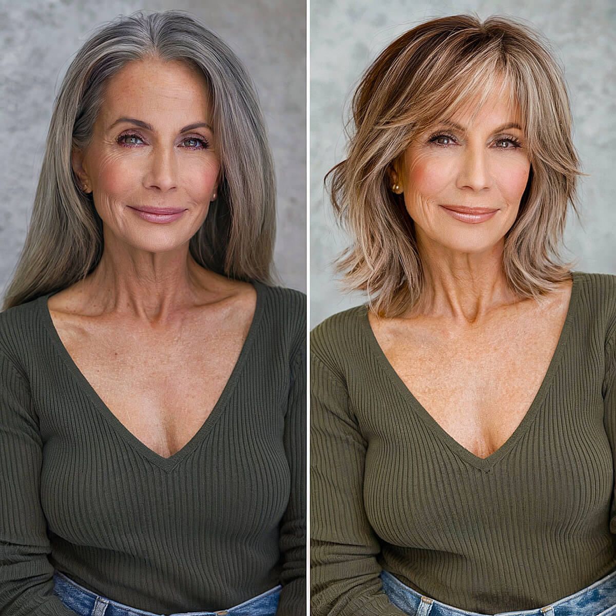 Cortes de cabelo médios e desgrenhados para mulheres com mais de 50 anos:guia de estilo 2026 