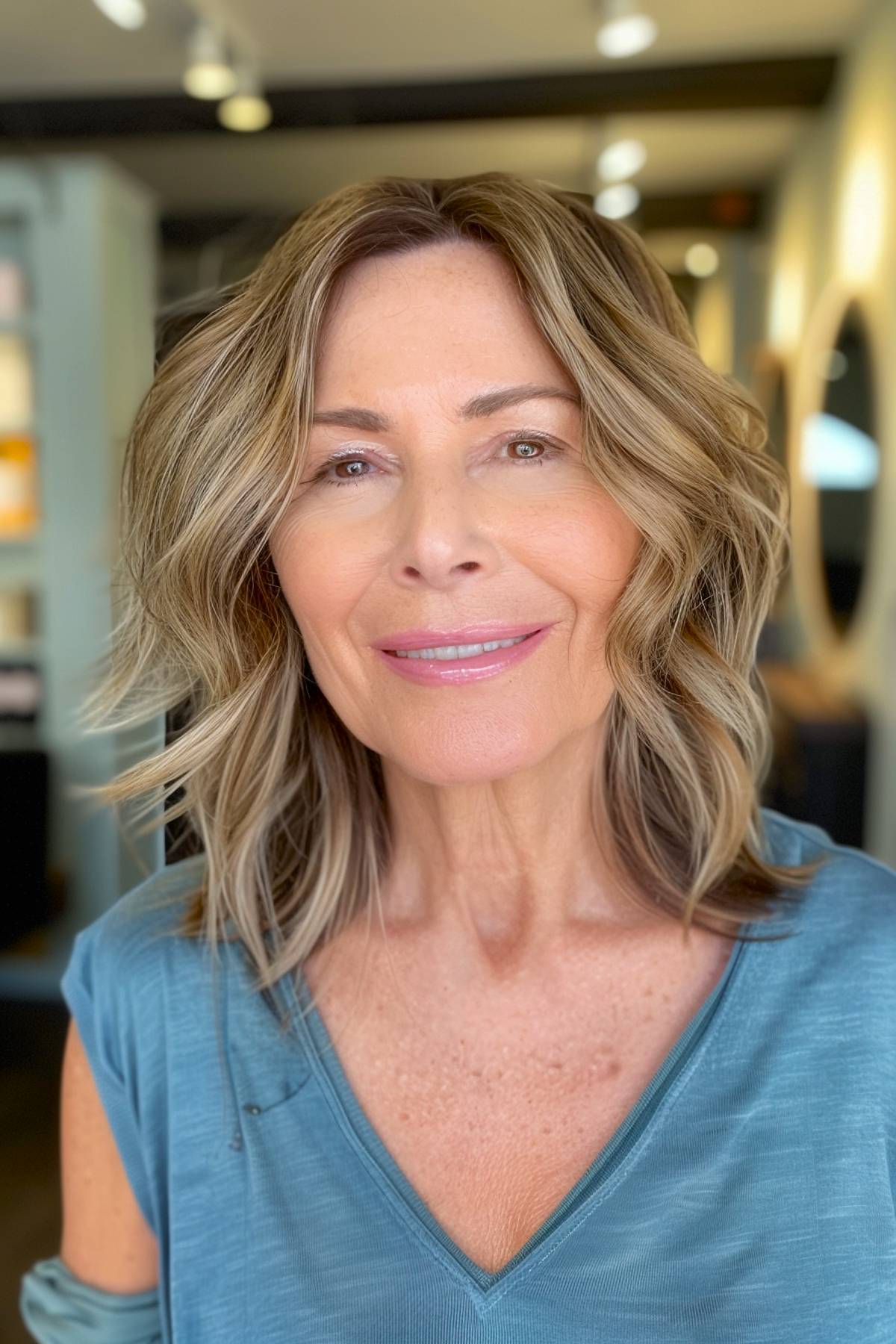 Cortes de cabelo médios e desgrenhados para mulheres com mais de 50 anos:guia de estilo 2026 