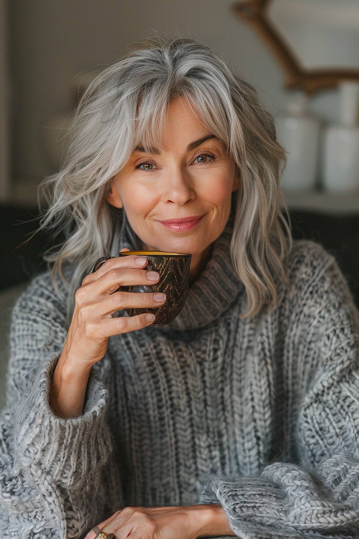 Cortes de cabelo médios e desgrenhados para mulheres com mais de 50 anos:guia de estilo 2026 