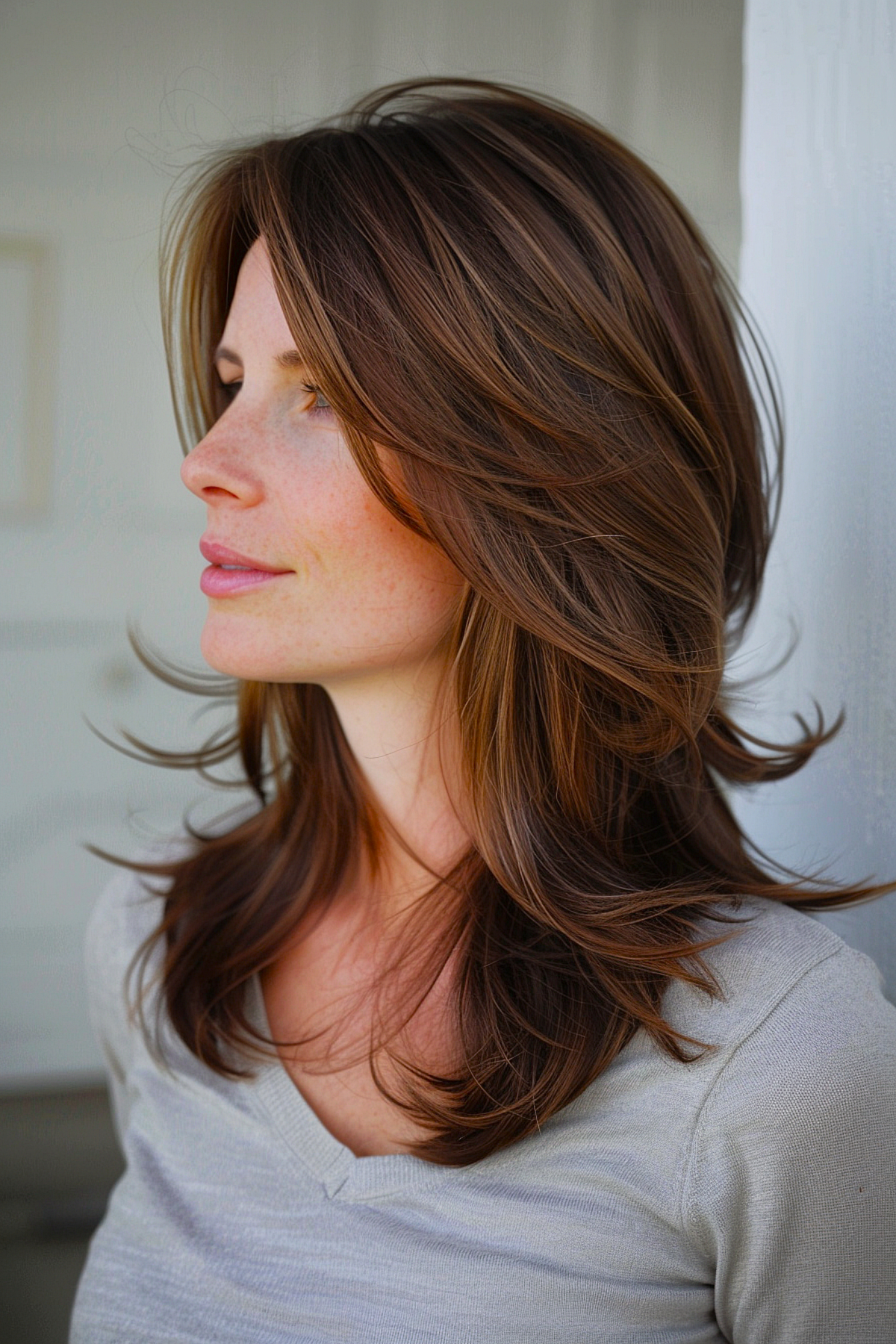 Coupes dégradées de cheveux moyens :tendances et idées de style 2026 