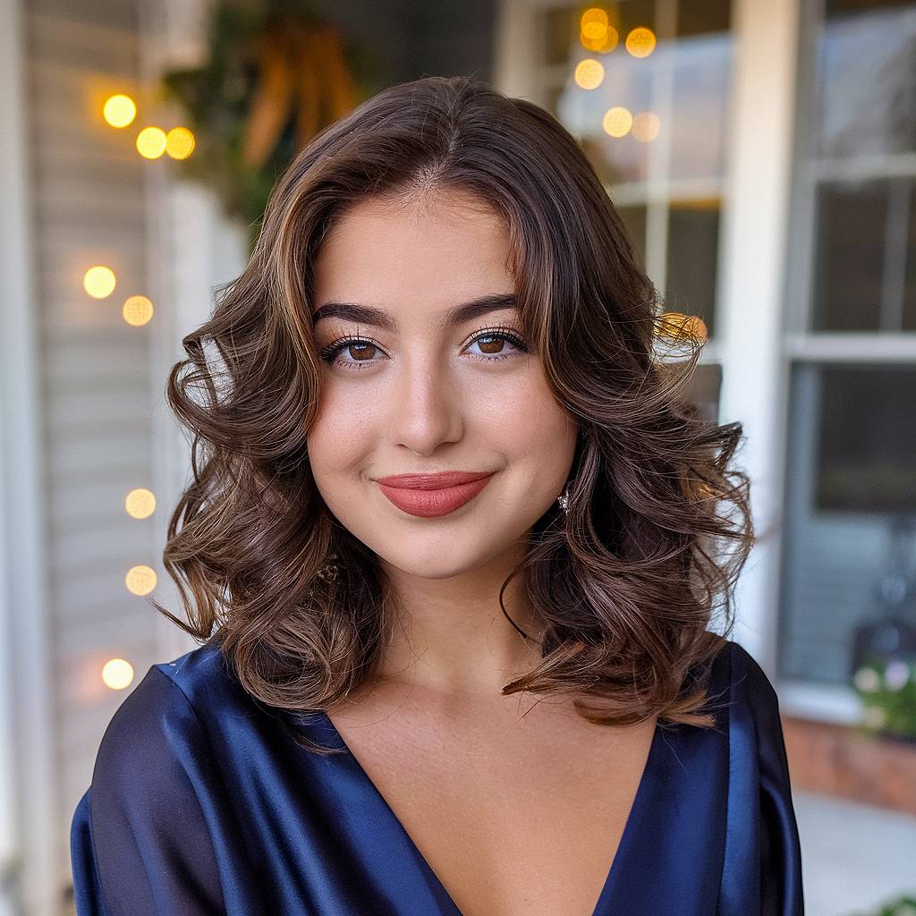 Estilos de cabelo de comprimento médio:50 looks em alta para 2026 