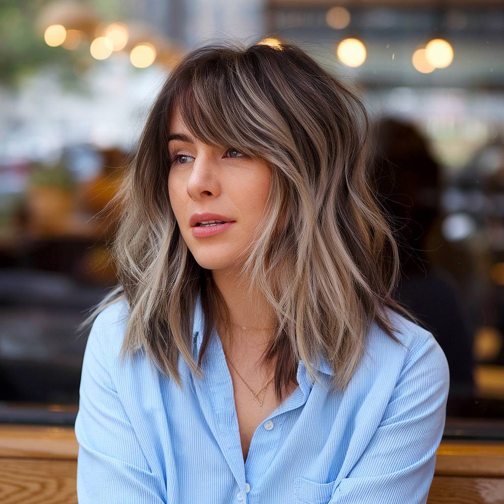 Estilos de cabelo de comprimento médio:50 looks em alta para 2026 