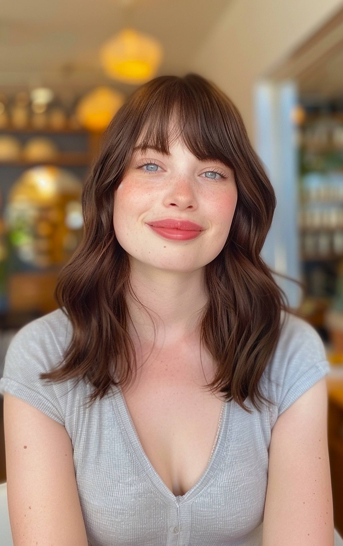 Estilos de cabelo de comprimento médio:50 looks em alta para 2026 