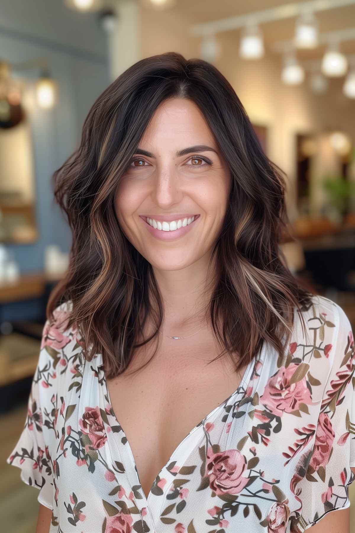Coiffures Choppy Shag pour cheveux moyens :tendances et style (2026)