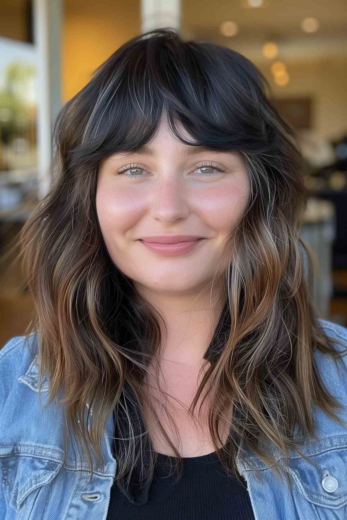 Coiffures Choppy Shag pour cheveux moyens :tendances et style (2026)