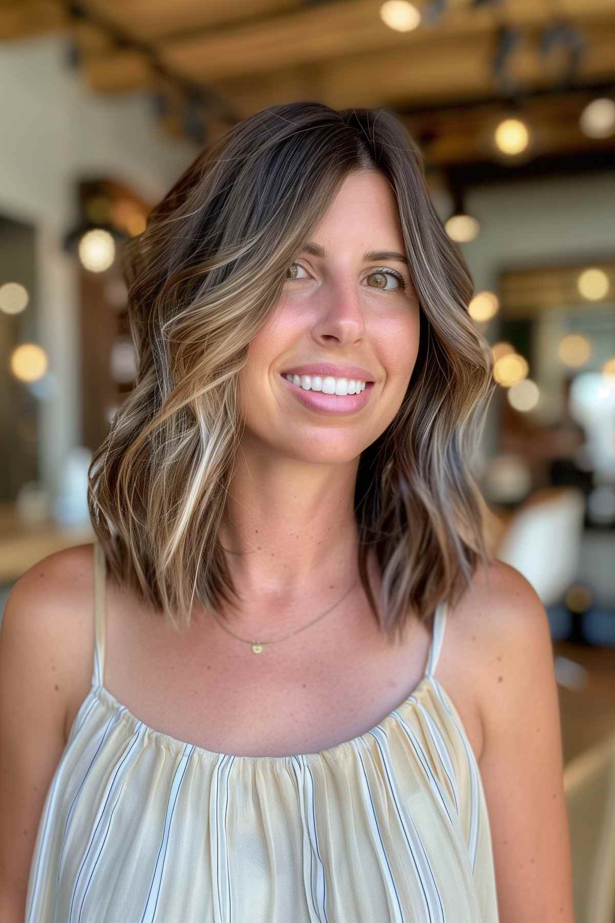 Coiffures Choppy Shag pour cheveux moyens :tendances et style (2026)
