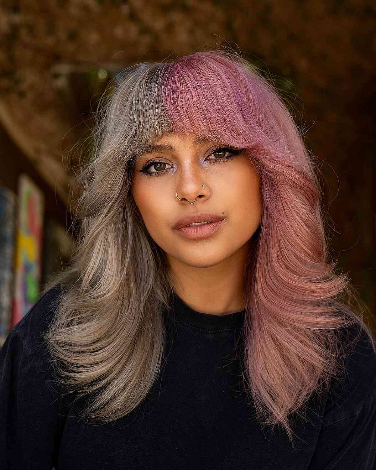 Medium shag met pony:80 verbluffende stijlen en hoe je ze kunt krijgen 