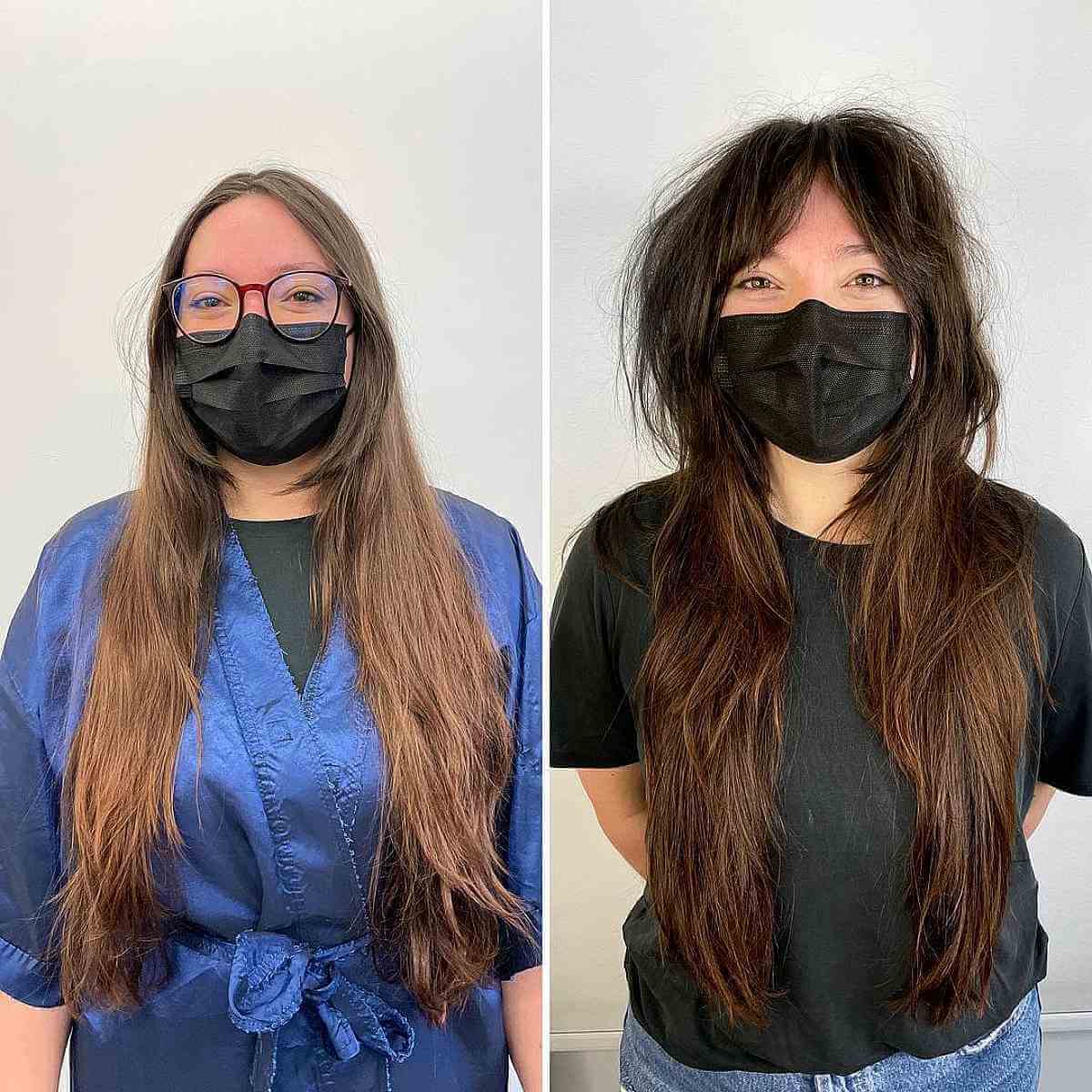 Coiffures longues et hirsutes pour cheveux épais :33 idées élégantes