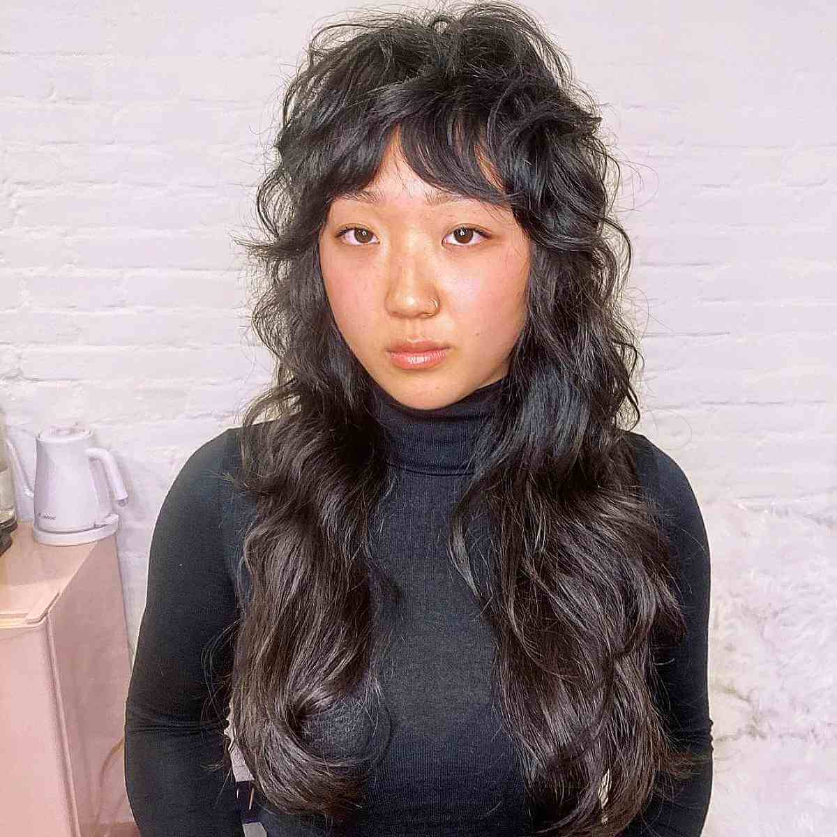 Coiffures longues et hirsutes pour cheveux épais :33 idées élégantes