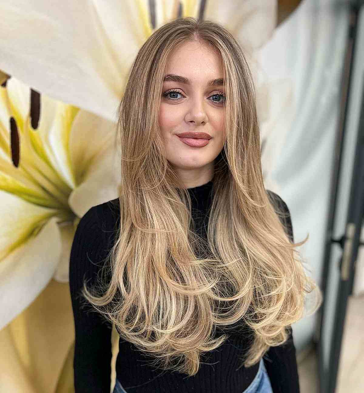 Cortes de cabelo em camadas longas para cabelos lisos:estilos e benefícios 