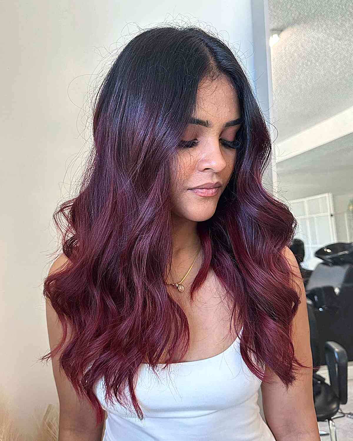 Burgundy Balayage Hårfarve:26 fantastiske ideer og trends