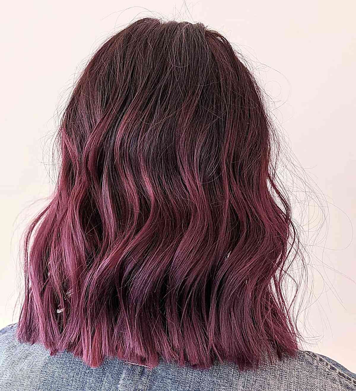 Burgundy Balayage Hårfarve:26 fantastiske ideer og trends