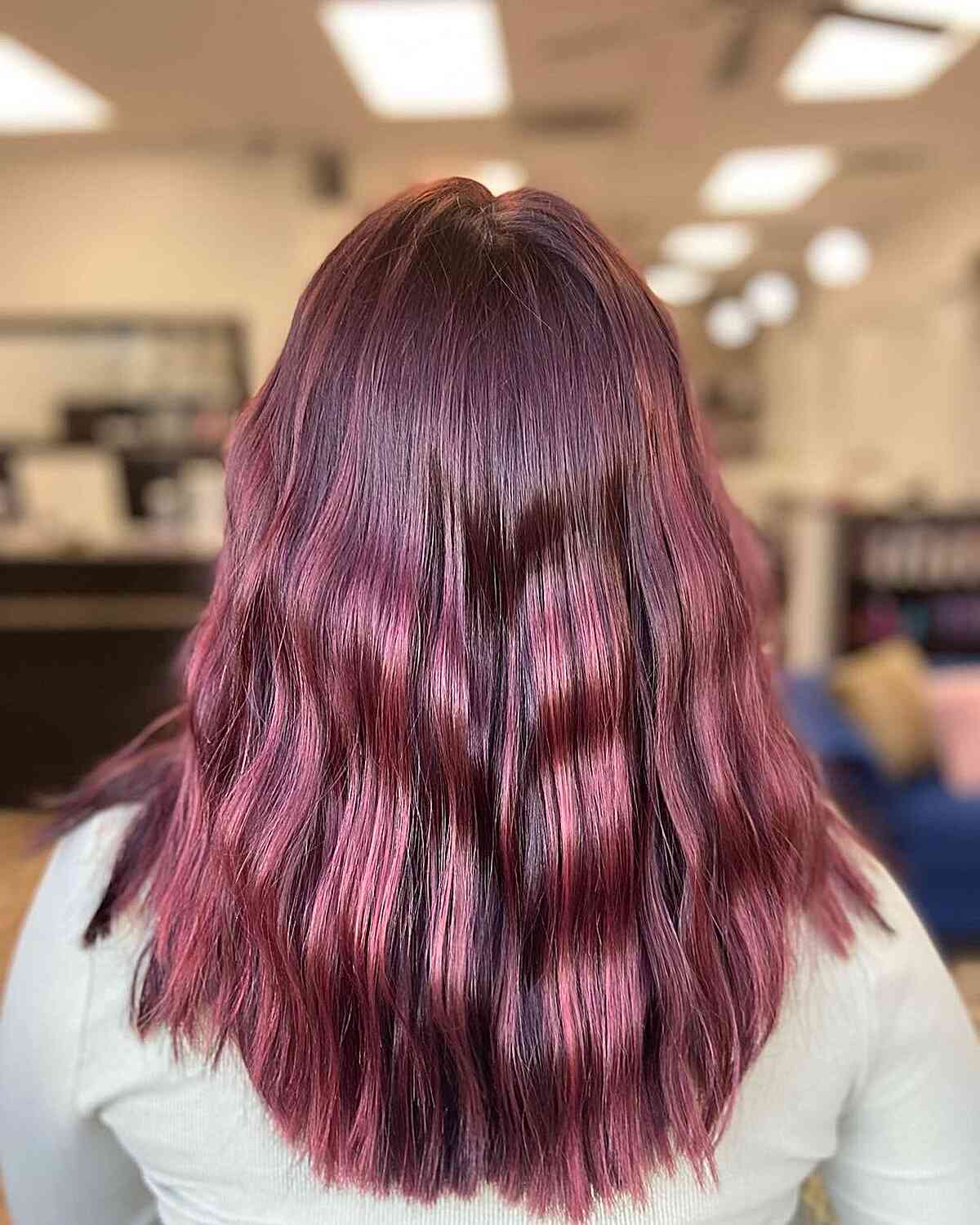 Burgundy Balayage Hårfarve:26 fantastiske ideer og trends