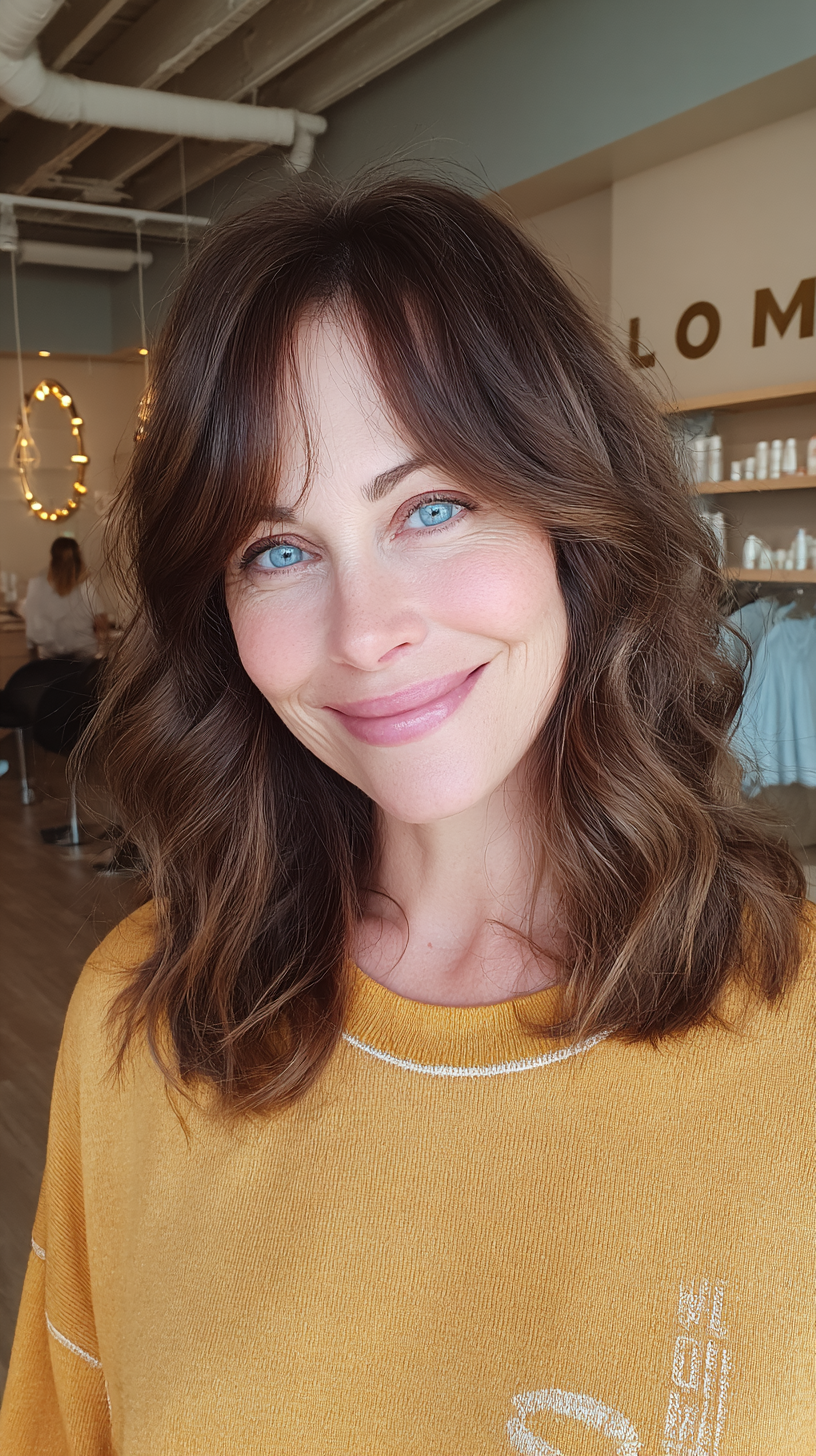 Meilleures couleurs de cheveux brun chocolat pour les femmes d âge mûr | Nuances riches et vibrantes