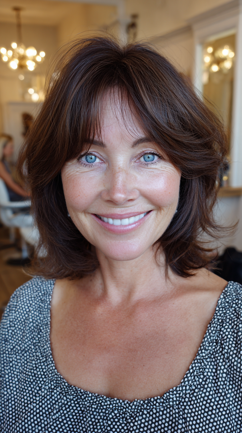 Meilleures couleurs de cheveux brun chocolat pour les femmes d âge mûr | Nuances riches et vibrantes