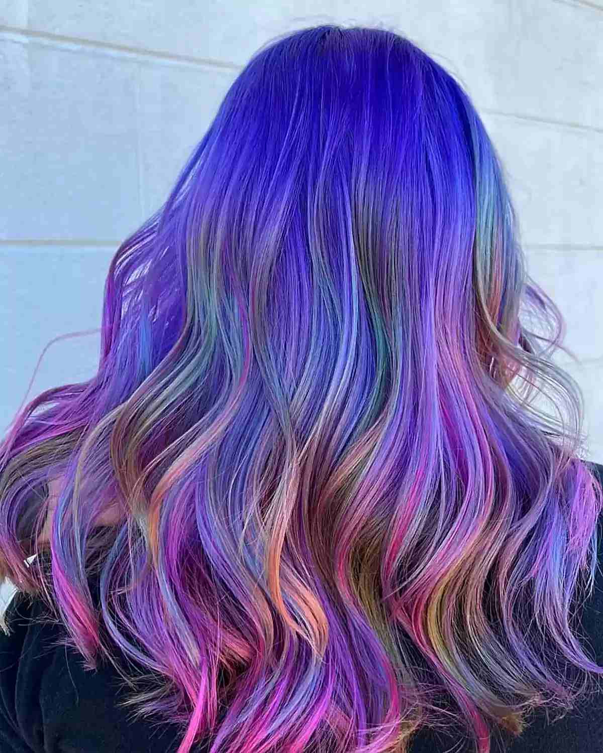 Ideen für holografische Haarfarben:Atemberaubende Stile und Techniken