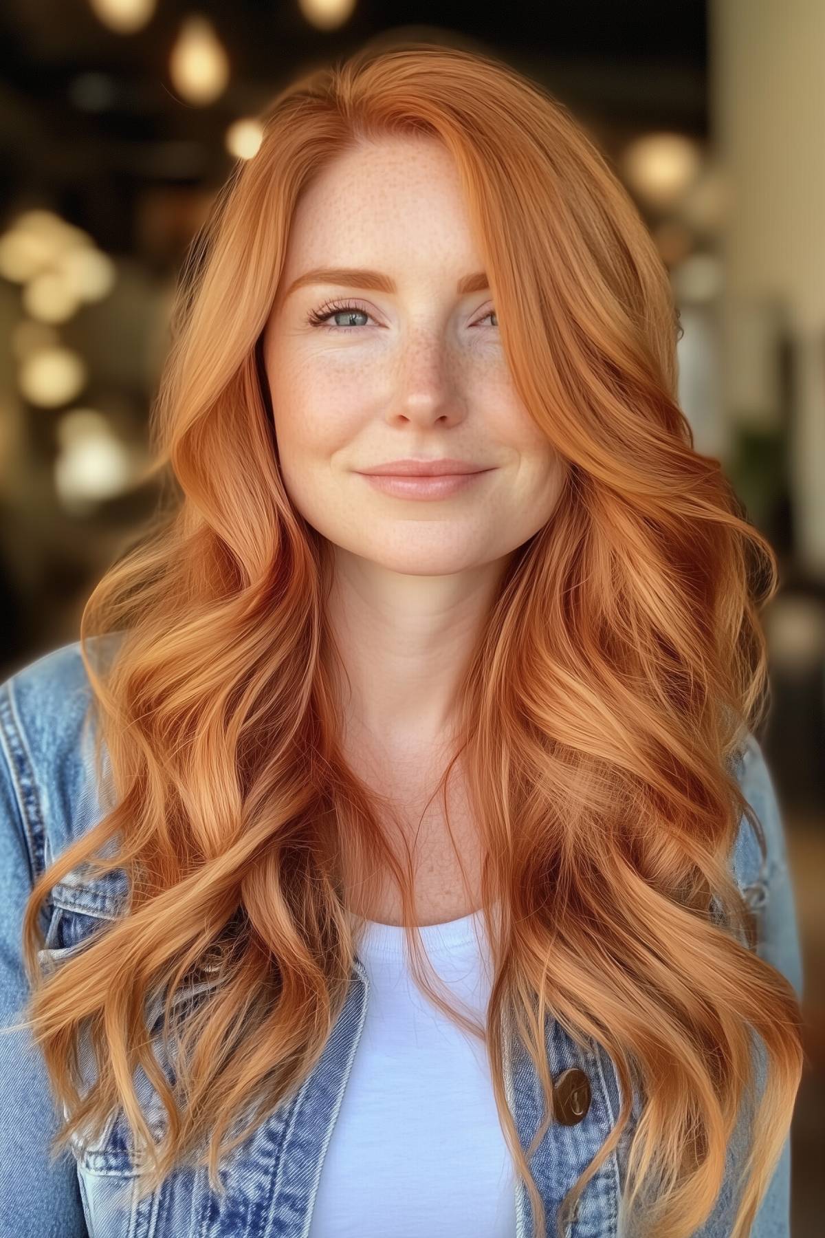 Helle Kupferhaarfarbe:Trends, Tipps und Pflege
