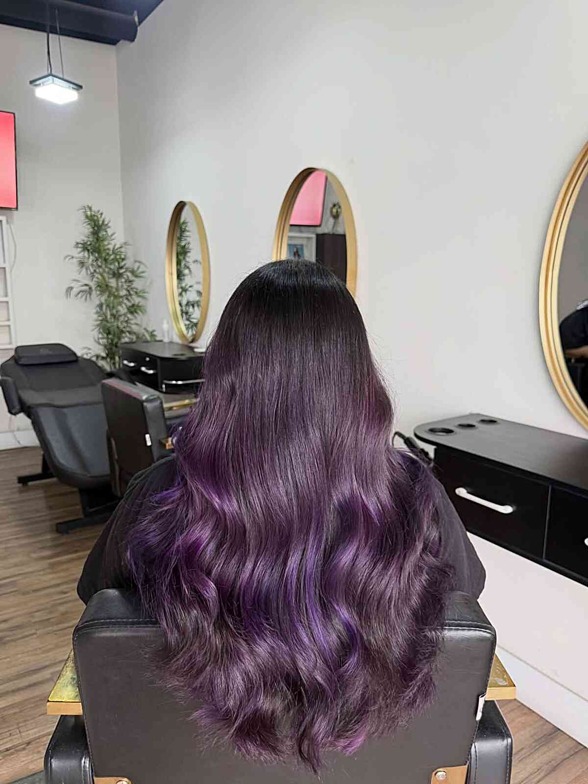 Balayage violet :21 looks époustouflants et conseils d experts