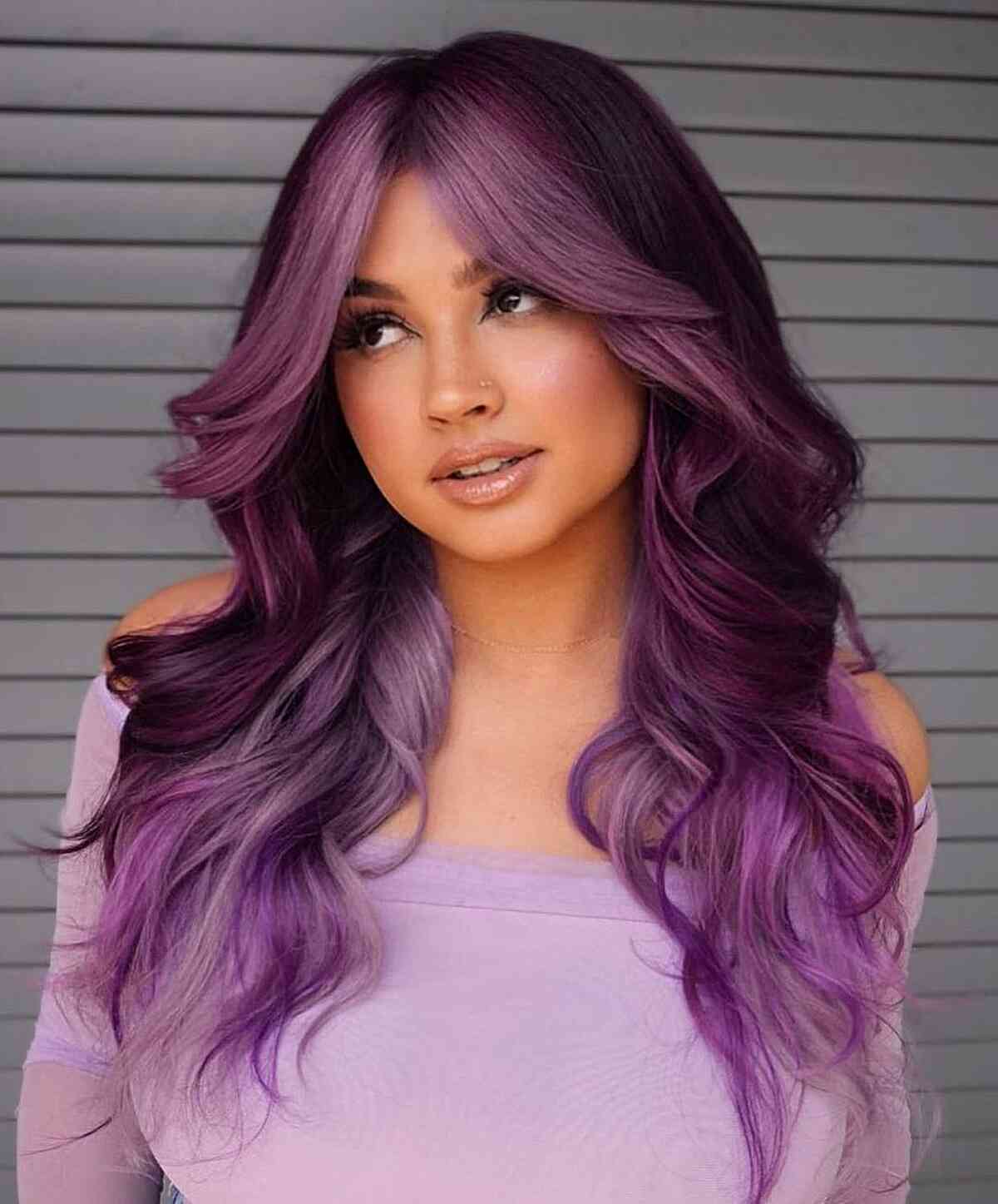 Balayage violet :21 looks époustouflants et conseils d experts