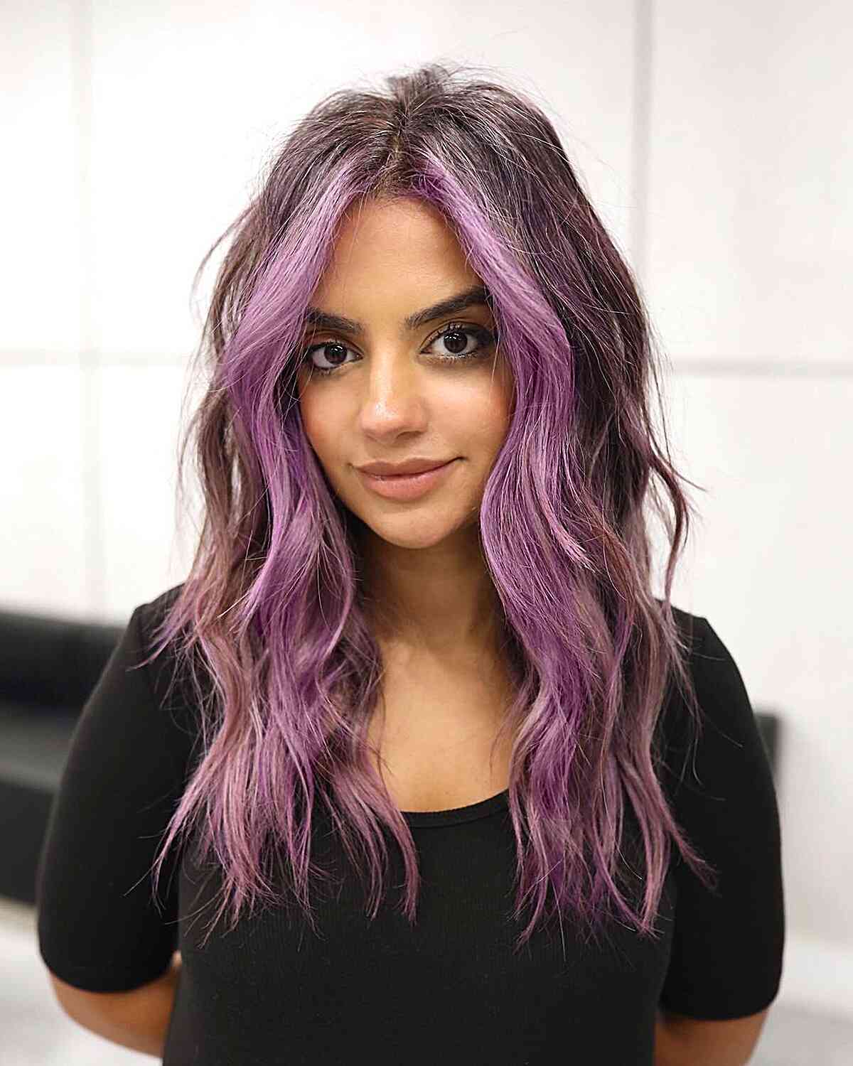 Balayage violet :21 looks époustouflants et conseils d experts