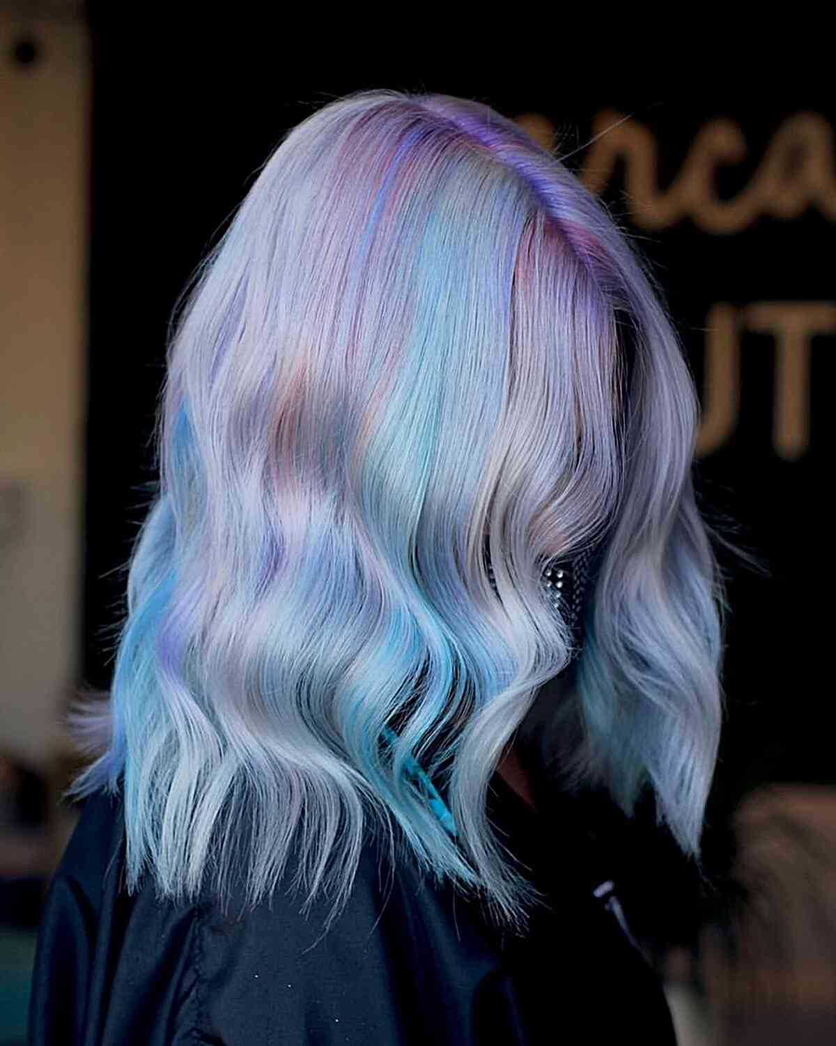 25 idées de couleurs de cheveux barbe à papa tendance pour 2024