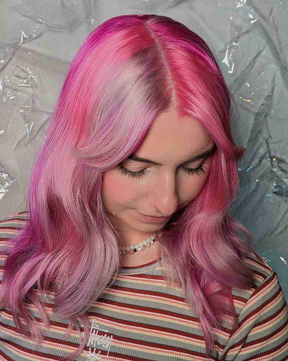 25 idées de couleurs de cheveux barbe à papa tendance pour 2024
