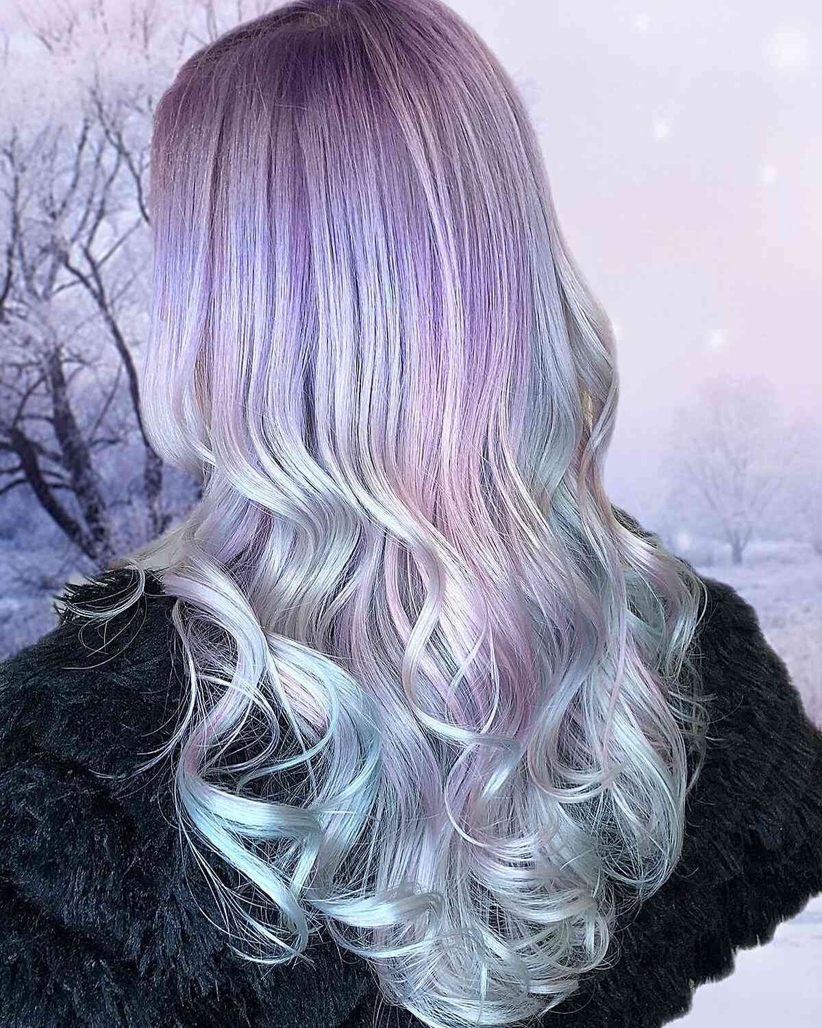 25 idées de couleurs de cheveux barbe à papa tendance pour 2024