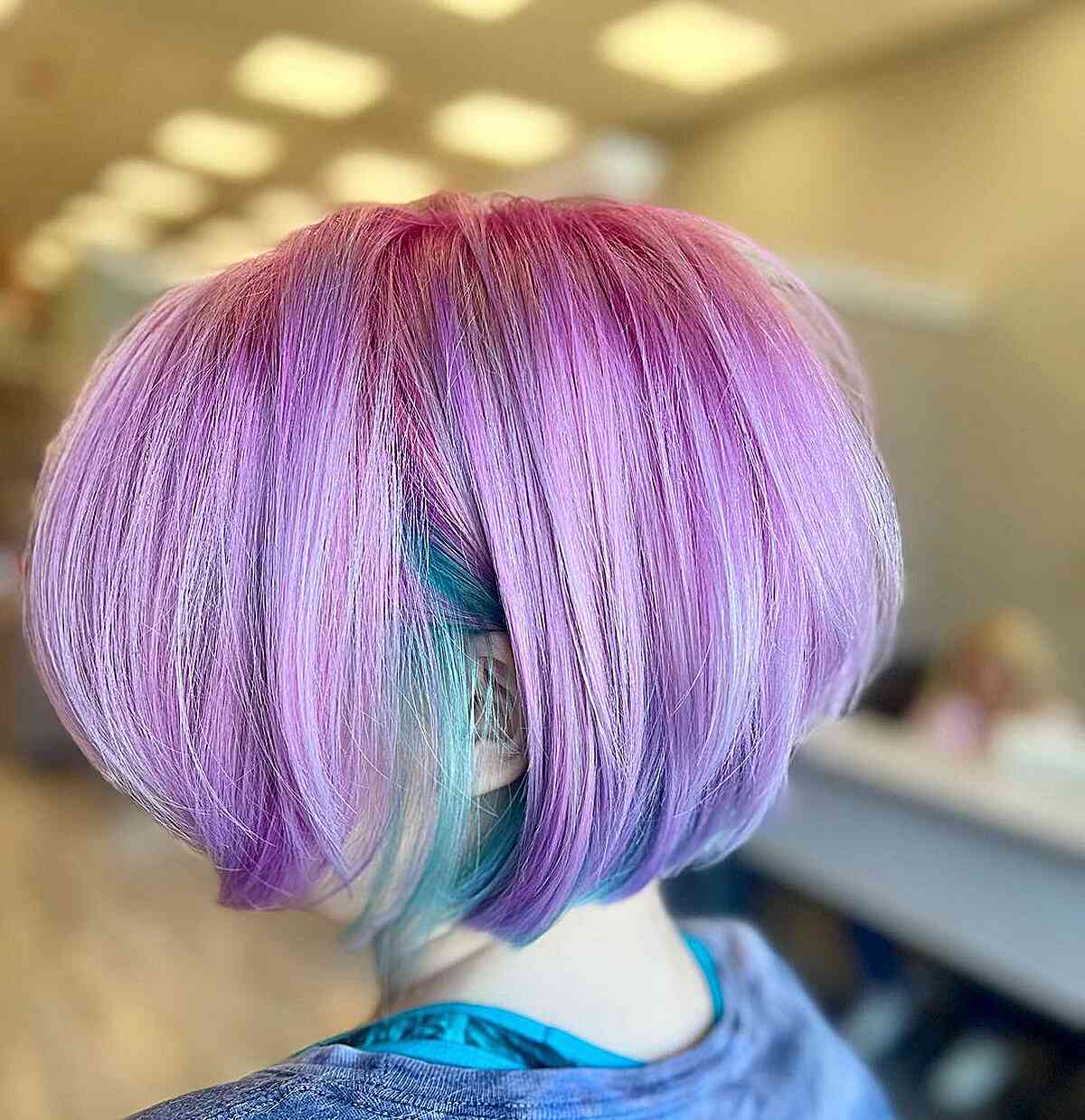 25 idées de couleurs de cheveux barbe à papa tendance pour 2024