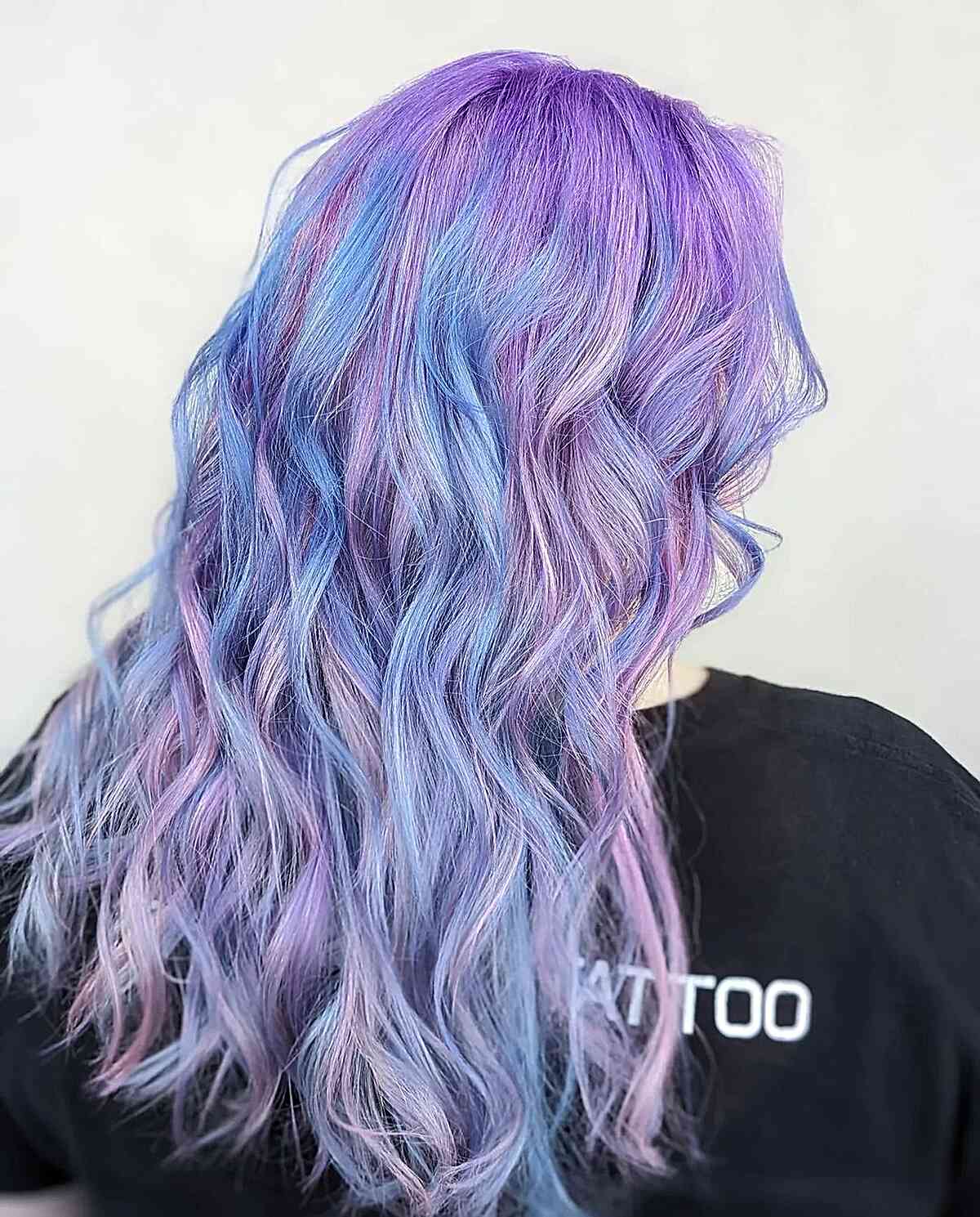 25 idées de couleurs de cheveux barbe à papa tendance pour 2024
