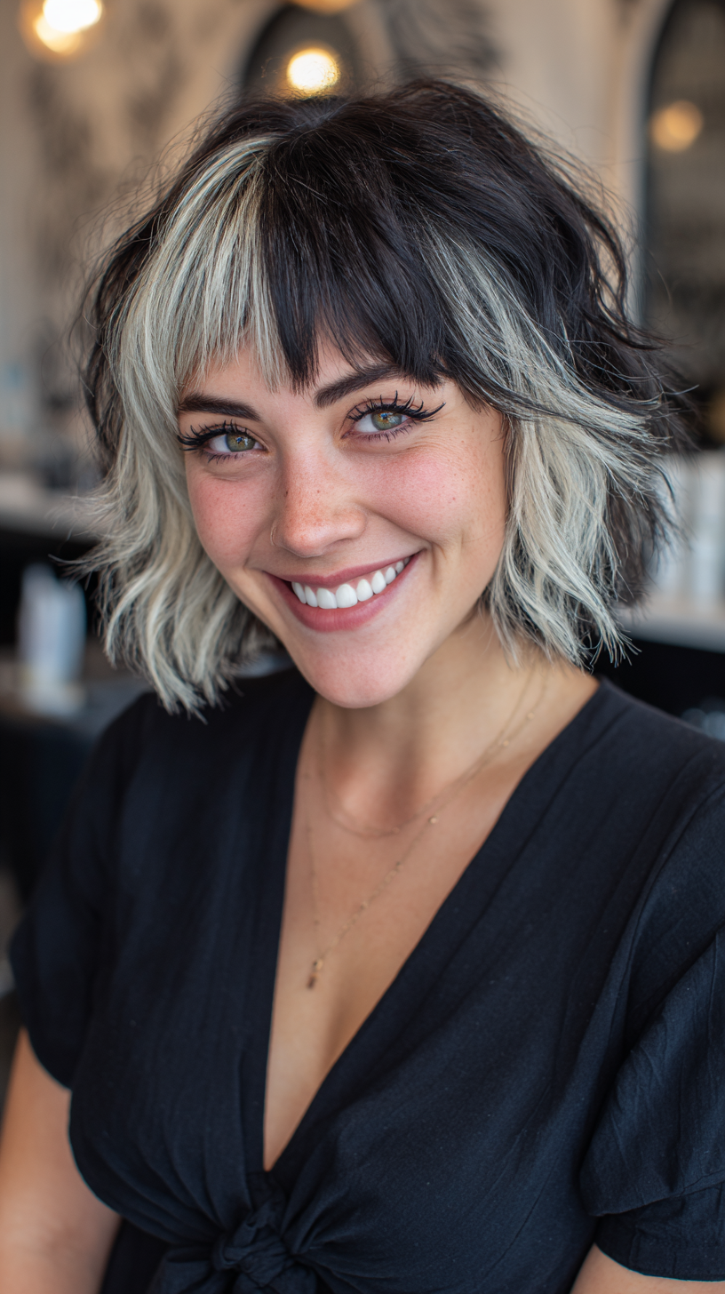 Couleur de cheveux Oreo :superbes styles en noir et blanc et comment faire 