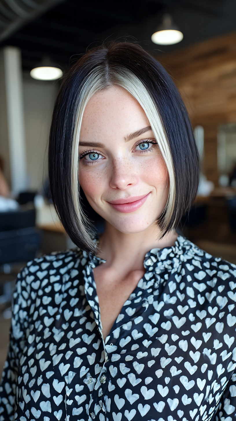 Couleur de cheveux Oreo :superbes styles en noir et blanc et comment faire 