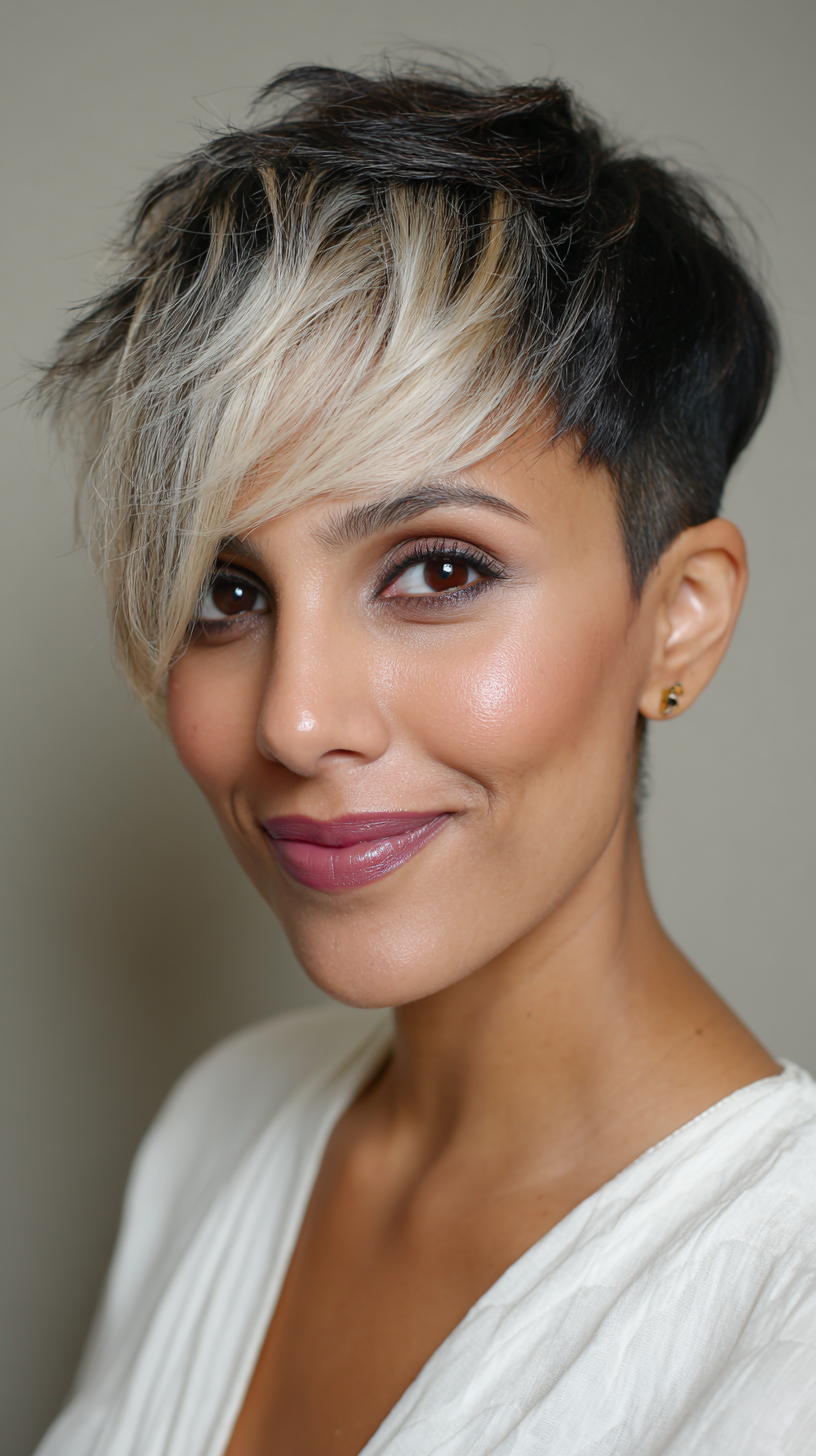 Couleur de cheveux Oreo :superbes styles en noir et blanc et comment faire 