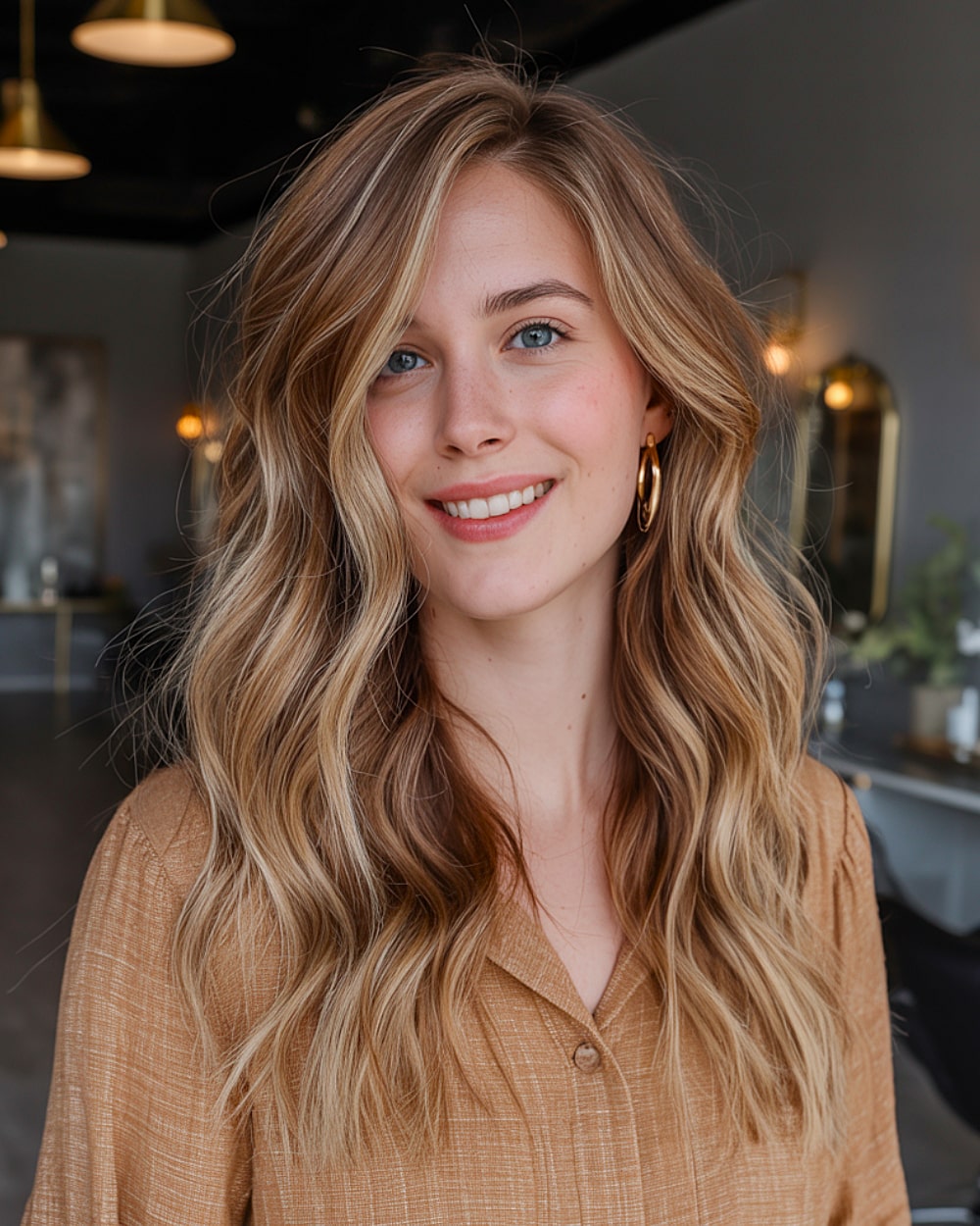 Balayage blond sur cheveux châtain foncé : 20+ transformations époustouflantes 