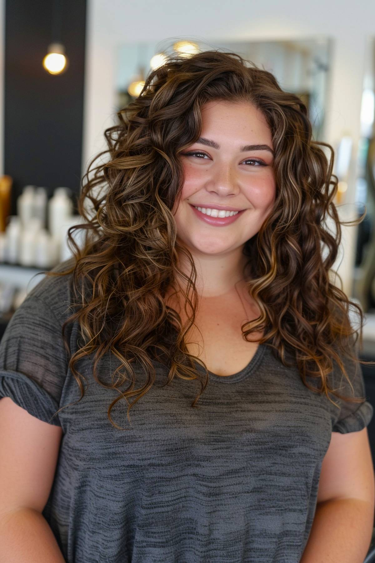 Coupes de cheveux bouclées avec cadrage du visage : 16+ idées pour 2026