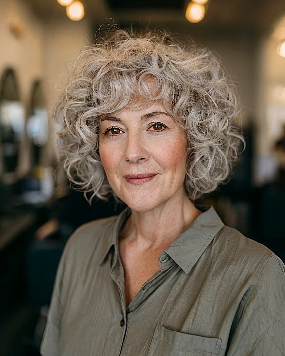 Meilleurs styles de Bob bouclés pour les femmes de plus de 50 ans en 2026