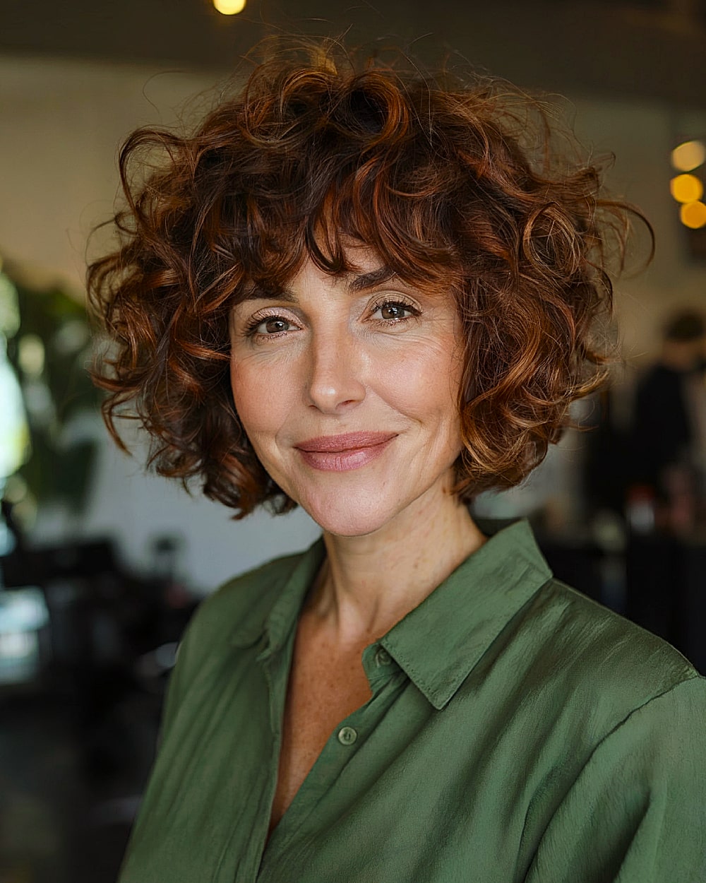 Meilleurs styles de Bob bouclés pour les femmes de plus de 50 ans en 2026